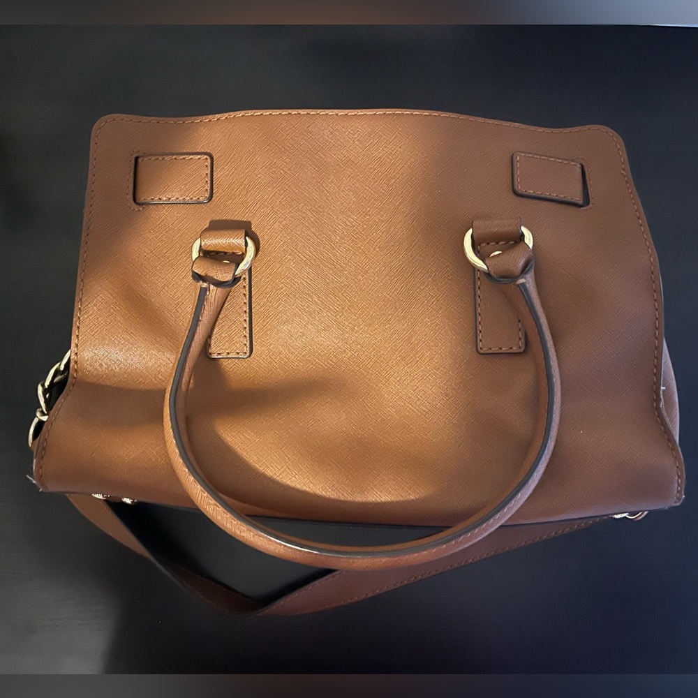 Michael Kors Ruby Medium Brown Leather Satchel - image 2